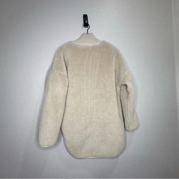 Varley Marney Oversized Fuzzy Jacket Fleece, size S - Picture 4 of 6